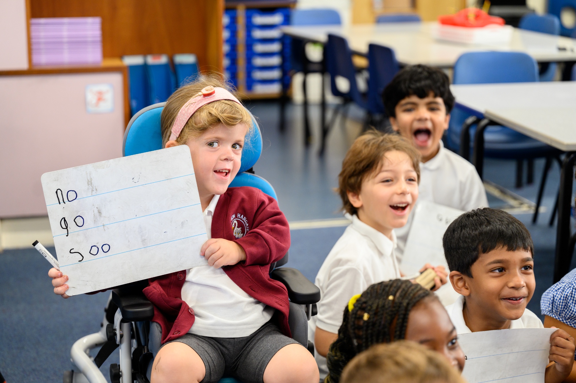 Year 1 pupils in phonics lesson